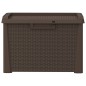 vidaXL Gartentruhe Braun 125 L PP vidaXL Gartentruhe Braun 125 L PP