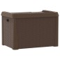 vidaXL Gartentruhe Braun 125 L PP vidaXL Gartentruhe Braun 125 L PP