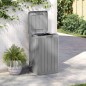 vidaXL Outdoor-Mülltonne Grau 38x38x65 cm PP vidaXL Outdoor-Mülltonne Grau 38x38x65 cm PP