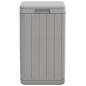 vidaXL Outdoor-Mülltonne Grau 38x38x65 cm PP vidaXL Outdoor-Mülltonne Grau 38x38x65 cm PP