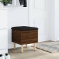 vidaXL Sitzbank mit Stauraum Braun Eichen-Optik 42x42x46 cm vidaXL Sitzbank mit Stauraum Braun Eichen-Optik 42x42x46 cm