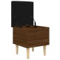 vidaXL Sitzbank mit Stauraum Braun Eichen-Optik 42x42x46 cm vidaXL Sitzbank mit Stauraum Braun Eichen-Optik 42x42x46 cm