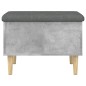 vidaXL Sitzbank mit Stauraum Betongrau 62x42x46 cm Holzwerkstoff vidaXL Sitzbank mit Stauraum Betongrau 62x42x46 cm Holzwerkstoff