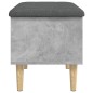 vidaXL Sitzbank mit Stauraum Betongrau 62x42x46 cm Holzwerkstoff vidaXL Sitzbank mit Stauraum Betongrau 62x42x46 cm Holzwerkstoff