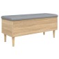 vidaXL Sitzbank mit Stauraum Sonoma-Eiche 102x42x46 cm Holzwerkstoff vidaXL Sitzbank mit Stauraum Sonoma-Eiche 102x42x46 cm Holzwerkstoff