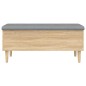 vidaXL Sitzbank mit Stauraum Sonoma-Eiche 102x42x46 cm Holzwerkstoff vidaXL Sitzbank mit Stauraum Sonoma-Eiche 102x42x46 cm Holzwerkstoff