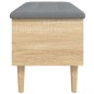 vidaXL Sitzbank mit Stauraum Sonoma-Eiche 102x42x46 cm Holzwerkstoff vidaXL Sitzbank mit Stauraum Sonoma-Eiche 102x42x46 cm Holzwerkstoff