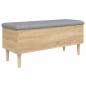vidaXL Sitzbank mit Stauraum Sonoma-Eiche 102x42x46 cm Holzwerkstoff vidaXL Sitzbank mit Stauraum Sonoma-Eiche 102x42x46 cm Holzwerkstoff