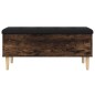 vidaXL Sitzbank mit Stauraum Räuchereiche 102x42x46 cm Holzwerkstoff vidaXL Sitzbank mit Stauraum Räuchereiche 102x42x46 cm Holzwerkstoff