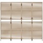 vidaXL Paravent 4-tlg. Beige Poly Rattan vidaXL Paravent 4-tlg. Beige Poly Rattan