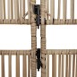 vidaXL Paravent 4-tlg. Beige Poly Rattan vidaXL Paravent 4-tlg. Beige Poly Rattan