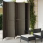 vidaXL Paravent 6-tlg. Grau Poly Rattan vidaXL Paravent 6-tlg. Grau Poly Rattan