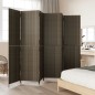 vidaXL Paravent 6-tlg. Grau Poly Rattan vidaXL Paravent 6-tlg. Grau Poly Rattan