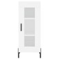 Highboard Weiß 34,5x34x180 cm Holzwerkstoff Highboard Weiß 34,5x34x180 cm Holzwerkstoff