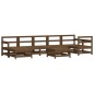 vidaXL 8-tlg. Garten-Lounge-Set Honigbraun Massivholz Kiefer vidaXL 8-tlg. Garten-Lounge-Set Honigbraun Massivholz Kiefer