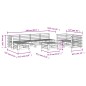vidaXL 8-tlg. Garten-Lounge-Set Massivholz Kiefer vidaXL 8-tlg. Garten-Lounge-Set Massivholz Kiefer