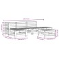 vidaXL 6-tlg. Garten-Lounge-Set Massivholz Kiefer vidaXL 6-tlg. Garten-Lounge-Set Massivholz Kiefer