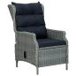 vidaXL 3-tlg. Garten-Lounge-Set mit Auflagen Poly Rattan Hellgrau vidaXL 3-tlg. Garten-Lounge-Set mit Auflagen Poly Rattan Hellgrau