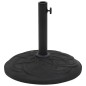 vidaXL Sonnenschirmständer Schwarz Beton Rund 15 kg vidaXL Sonnenschirmständer Schwarz Beton Rund 15 kg