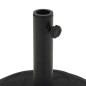 vidaXL Sonnenschirmständer Schwarz Beton Rund 15 kg vidaXL Sonnenschirmständer Schwarz Beton Rund 15 kg