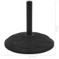 vidaXL Sonnenschirmständer Schwarz Beton Rund 15 kg vidaXL Sonnenschirmständer Schwarz Beton Rund 15 kg