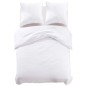 vidaXL Bettwäsche-Set Weiß 200x220/60x70 cm vidaXL Bettwäsche-Set Weiß 200x220/60x70 cm