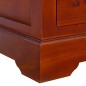 vidaXL Kommode Klassisch Braun 45x35x100 cm Massivholz Mahagoni vidaXL Kommode Klassisch Braun 45x35x100 cm Massivholz Mahagoni