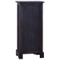 vidaXL Kommode Hellschwarz 45x35x100 cm Massivholz Mahagoni vidaXL Kommode Hellschwarz 45x35x100 cm Massivholz Mahagoni