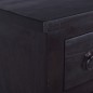 vidaXL Kommode Hellschwarz 45x35x100 cm Massivholz Mahagoni vidaXL Kommode Hellschwarz 45x35x100 cm Massivholz Mahagoni