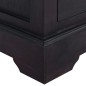 vidaXL Kommode Hellschwarz 45x35x100 cm Massivholz Mahagoni vidaXL Kommode Hellschwarz 45x35x100 cm Massivholz Mahagoni