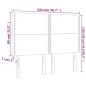 vidaXL Kopfteile 4 Stk. Grau 72x5x78/88 cm Kunstleder