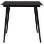 5-tlg. Garten-Essgruppe PVC Rattan Schwarz 5-tlg. Garten-Essgruppe PVC Rattan Schwarz
