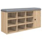 vidaXL Schuhbank Sonoma-Eiche 102x32x50 cm Holzwerkstoff vidaXL Schuhbank Sonoma-Eiche 102x32x50 cm Holzwerkstoff