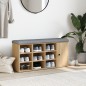 vidaXL Schuhbank Sonoma-Eiche 102x32x50 cm Holzwerkstoff vidaXL Schuhbank Sonoma-Eiche 102x32x50 cm Holzwerkstoff