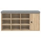 vidaXL Schuhbank Sonoma-Eiche 102x32x50 cm Holzwerkstoff vidaXL Schuhbank Sonoma-Eiche 102x32x50 cm Holzwerkstoff