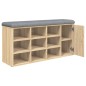 vidaXL Schuhbank Sonoma-Eiche 102x32x50 cm Holzwerkstoff vidaXL Schuhbank Sonoma-Eiche 102x32x50 cm Holzwerkstoff