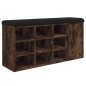 vidaXL Schuhbank Räuchereiche 102x32x50 cm Holzwerkstoff vidaXL Schuhbank Räuchereiche 102x32x50 cm Holzwerkstoff