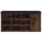 vidaXL Schuhbank Räuchereiche 102x32x50 cm Holzwerkstoff vidaXL Schuhbank Räuchereiche 102x32x50 cm Holzwerkstoff