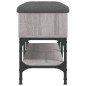 vidaXL Schuhbank Grau Sonoma 82x32x45 cm Holzwerkstoff