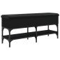 vidaXL Schuhbank Schwarz 102x32x45 cm Holzwerkstoff vidaXL Schuhbank Schwarz 102x32x45 cm Holzwerkstoff