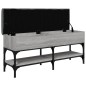 vidaXL Schuhbank Grau Sonoma 102x32x45 cm Holzwerkstoff vidaXL Schuhbank Grau Sonoma 102x32x45 cm Holzwerkstoff