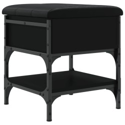 vidaXL Schuhbank Schwarz 42x42x45 cm Holzwerkstoff