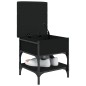vidaXL Schuhbank Schwarz 42x42x45 cm Holzwerkstoff vidaXL Schuhbank Schwarz 42x42x45 cm Holzwerkstoff