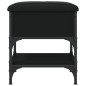 vidaXL Schuhbank Schwarz 42x42x45 cm Holzwerkstoff vidaXL Schuhbank Schwarz 42x42x45 cm Holzwerkstoff
