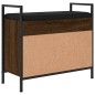 vidaXL Schuhbank Braun Eichen-Optik 65,5x32x57,5 cm Holzwerkstoff vidaXL Schuhbank Braun Eichen-Optik 65,5x32x57,5 cm Holzwerkstoff