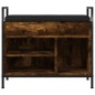 vidaXL Schuhbank Räuchereiche 65,5x32x57,5 cm Holzwerkstoff vidaXL Schuhbank Räuchereiche 65,5x32x57,5 cm Holzwerkstoff