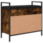 vidaXL Schuhbank Räuchereiche 65,5x32x57,5 cm Holzwerkstoff vidaXL Schuhbank Räuchereiche 65,5x32x57,5 cm Holzwerkstoff