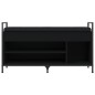 vidaXL Schuhbank Schwarz 105,5x32x57,5 cm Holzwerkstoff vidaXL Schuhbank Schwarz 105,5x32x57,5 cm Holzwerkstoff
