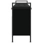 vidaXL Schuhbank Schwarz 105,5x32x57,5 cm Holzwerkstoff vidaXL Schuhbank Schwarz 105,5x32x57,5 cm Holzwerkstoff