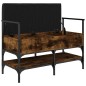 vidaXL Schuhbank Räuchereiche 85,5x42x57,5 cm Holzwerkstoff vidaXL Schuhbank Räuchereiche 85,5x42x57,5 cm Holzwerkstoff